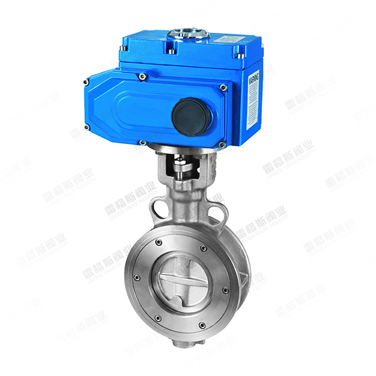 Electric hard-sealed butterfly valve