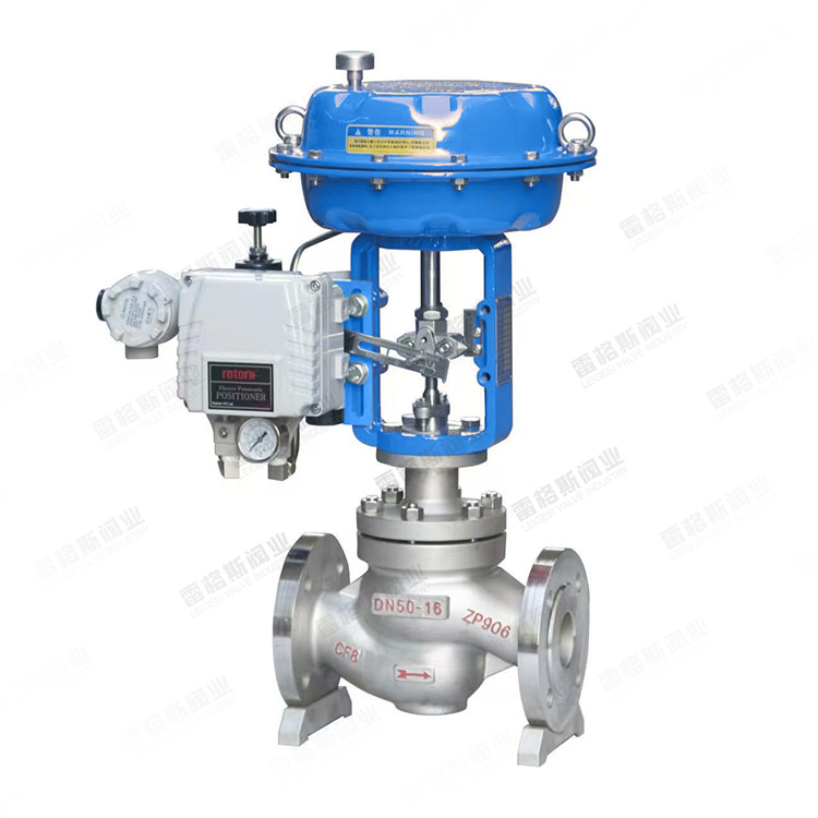 Pneumatic low-noise cage control valve
