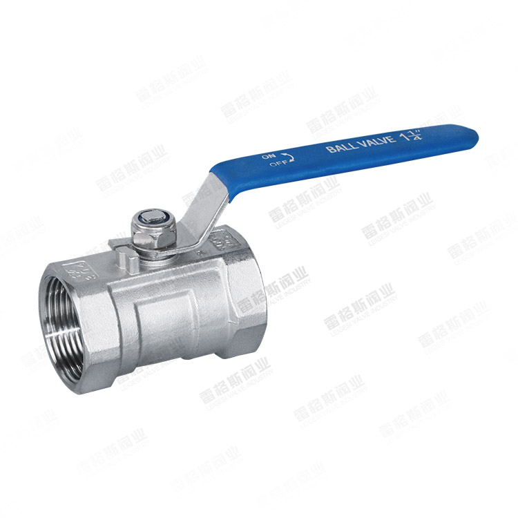 Manual one-piece ball valve