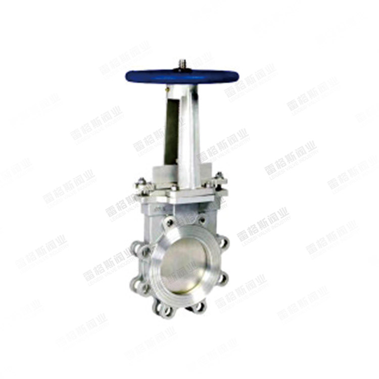 Manual knife gate valve