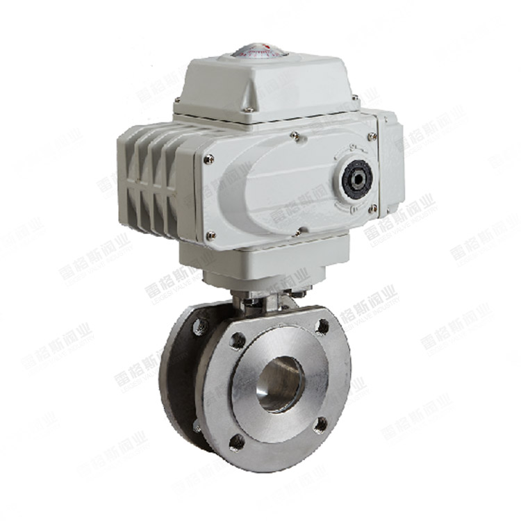 Electric thin ball valve