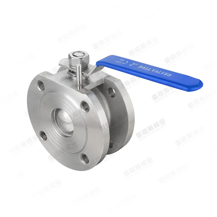 Manual thin ball valve