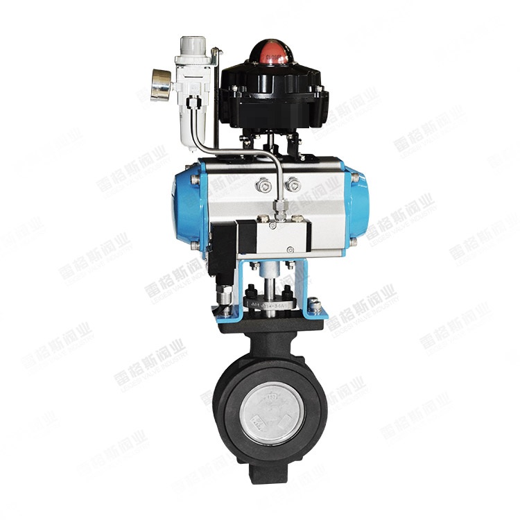 Pneumatic high-performance butterfly valve